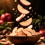 Freeze-dried apple pieces