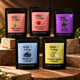 Wild & Crisp Bestsellers Pack: Pink Guava, Strawberry, Jamun, Blueberry and Custard Apple