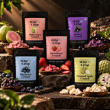 Wild & Crisp Bestsellers Pack: Pink Guava, Strawberry, Jamun, Blueberry and Custard Apple
