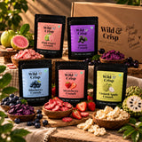 Wild & Crisp Bestsellers Pack: Pink Guava, Strawberry, Jamun, Blueberry and Custard Apple