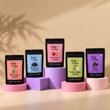 Wild & Crisp Bestsellers Pack: Pink Guava, Strawberry, Jamun, Blueberry and Custard Apple