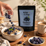 Wild & Crisp Blueberry Crunch pouch with freeze-dried blueberry