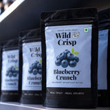 Wild & Crisp Blueberry Crunch pouch with freeze-dried blueberry