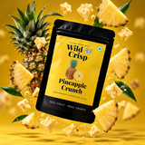Wild & Crisp Pineapple Crunch pouch with fresh and freeze-dried pineapple