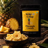Wild & Crisp Pineapple Crunch pouch with freeze-dried pineapple