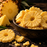 Freeze-dried pineapple pieces